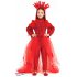 Costume di carnevale PRINCIPESSA DEGLI INFERI BABY